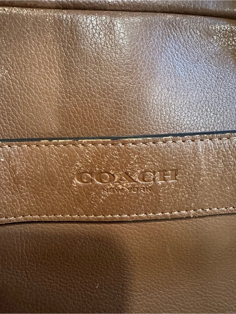 Coach smooth cognac